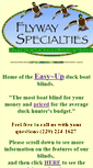 Mobile Screenshot of flywayspecialties.com